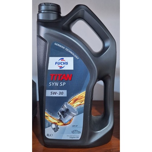 Fuchs Titan Syn SP 5w30 5w-30 5w 30 kemasan Galon isi 4 Liter