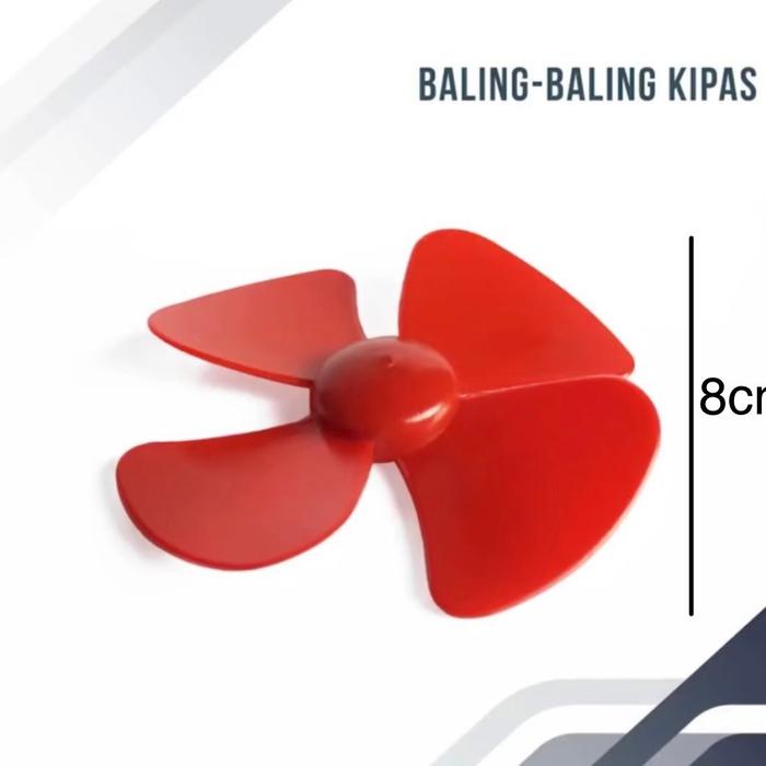 

5Pcs Baling Baling Kipas / Kitiran Layangan 8 Cm (Plastik)