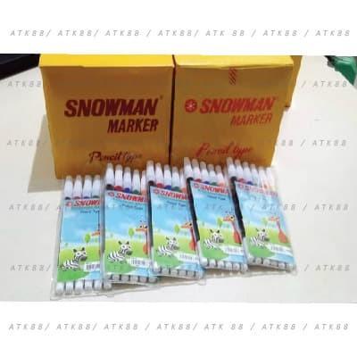 

Spidol Warna Snowman 6 Colours Pw-6A