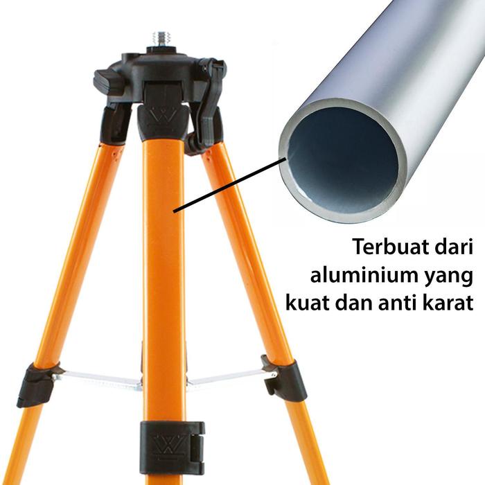 

Tripod Laser Level Panjang 1 Meter Dengan Tripod Lipat Tinggi 1M