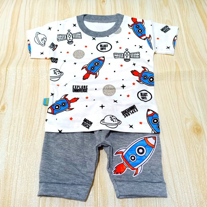 baju bayi laki laki 6 12 bulan
