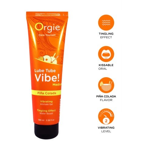 

Orgie lube tube vibe - pelumas lubricant gel orgasc sensasi geli