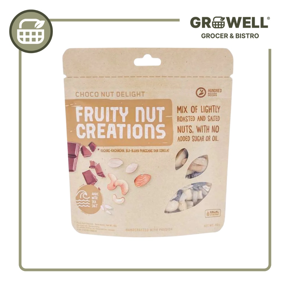 

FRUITY NUTS CREATIONS CHOCO NUT DELIGHT 60GR