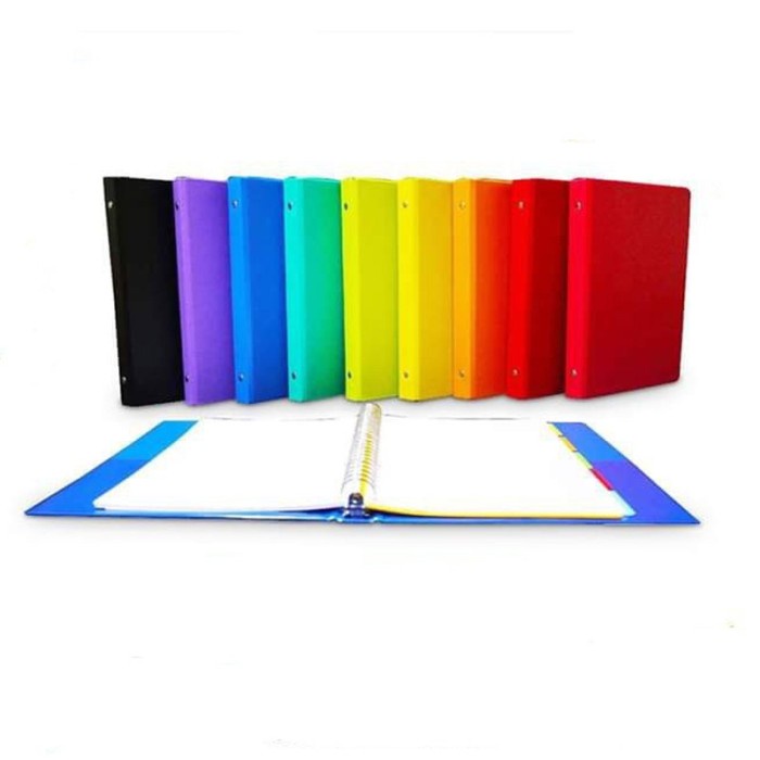 

pintar- Bantex School Binder B5 1326 Multiring / Buku Loose Leaf 26 Ring Besi