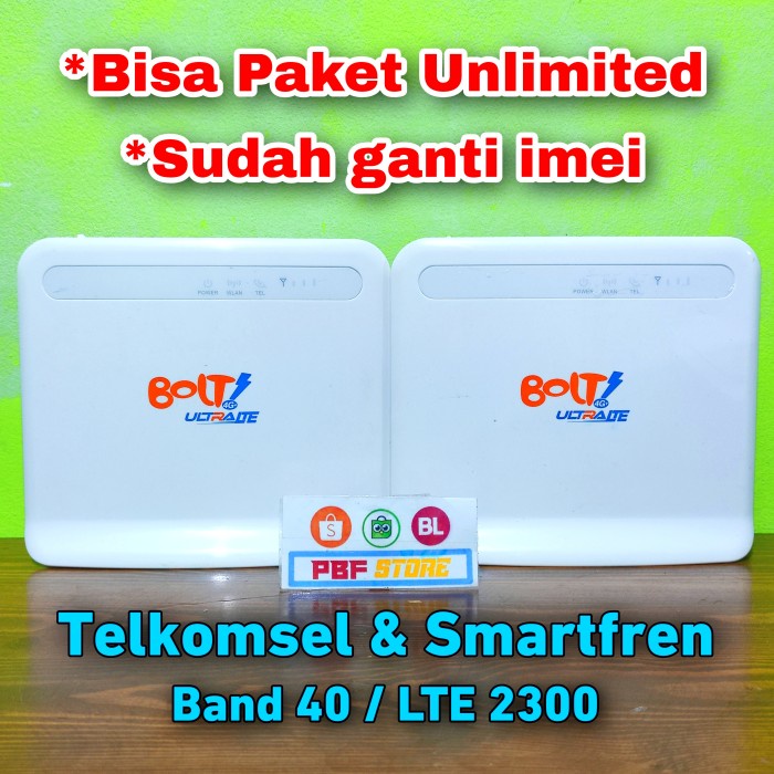 Modem Wifi Router Wireless BOLT PL100 ARION Dual Band Unlock Permanen