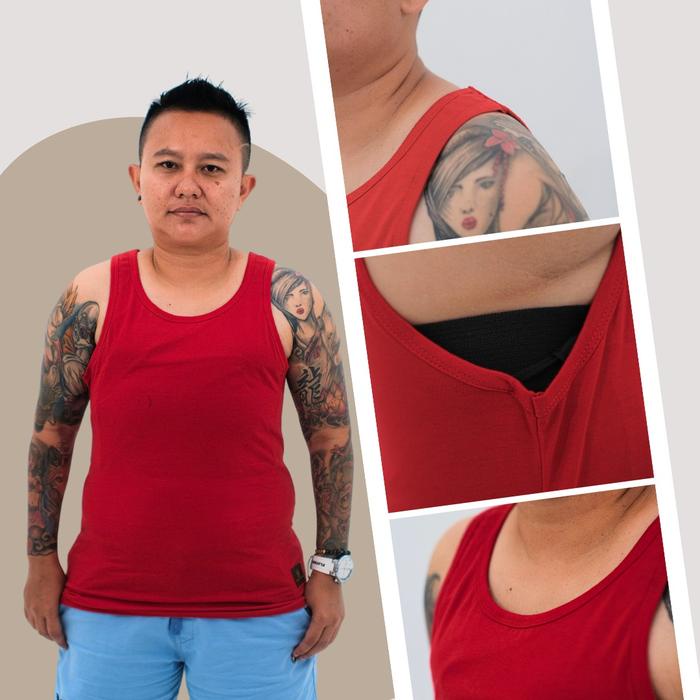 

pintar- Cuci Gudang Breast Binder 2 in 1 Premium Bahan Cotton Combed 30S Warna Random Bra Bh