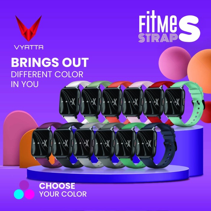 Vyatta Fitme Strap S 20/22 Mm For Vyatta Fitme Smarttch Murah *