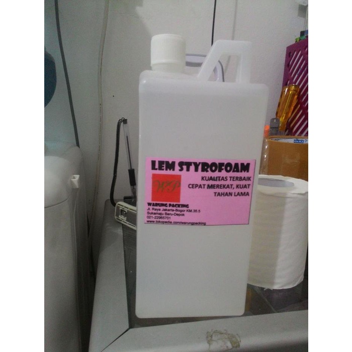 

pintar- Lem Styrofoam gabus Warung Packing