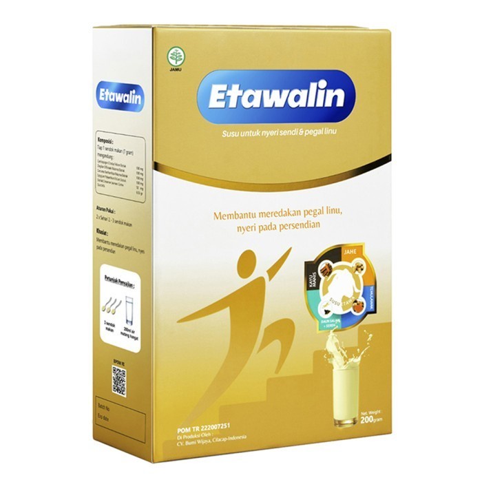 

BARANG TERLARIS ETAWALIN 200 GR / SUSU NYERI SENDI & PEGAL LINU / KIMIA FARMA
