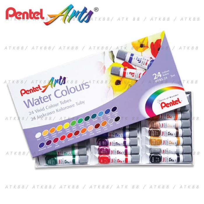 

pintar- Cat Air Pentel Arts 24 Water Colours (WFRS-24)