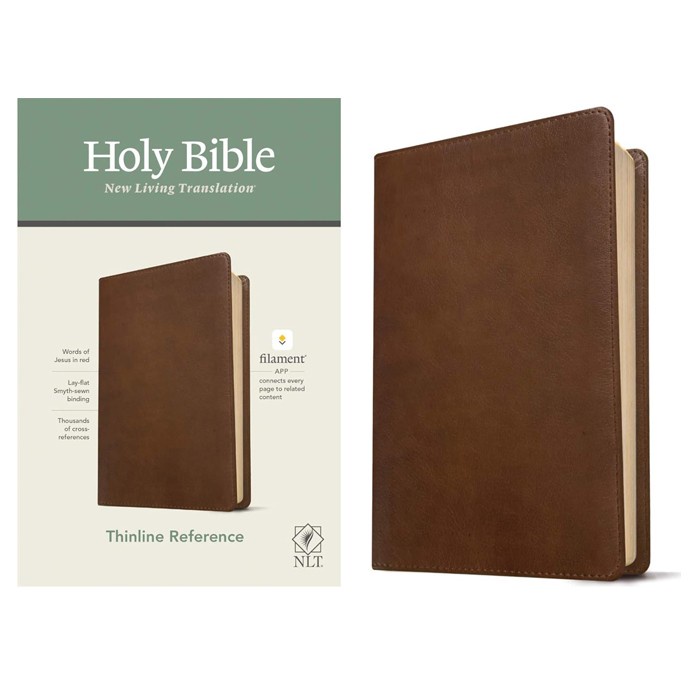 

NLT Thinline Reference Bible, Filament Enabled Ed--soft leather-look