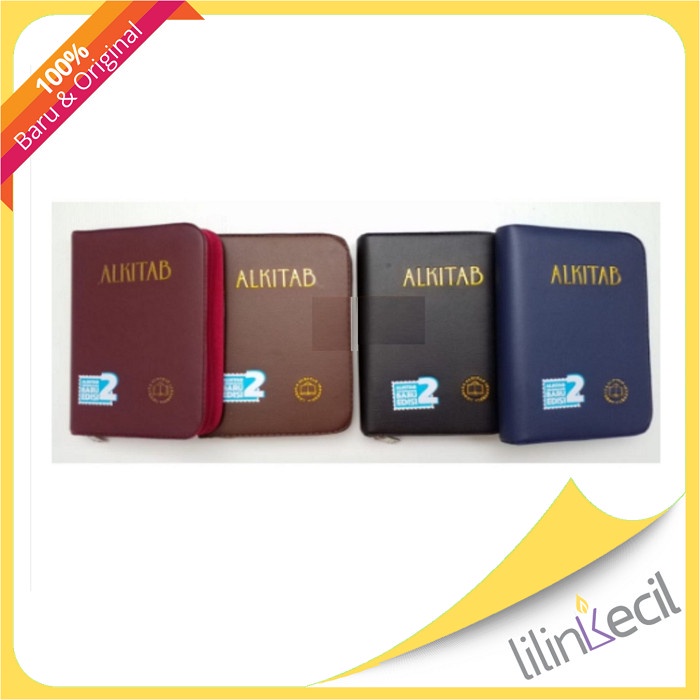 

Alkitab Ukuran Kecil Cover Retsleting TB 034 TI NS (Hitam)