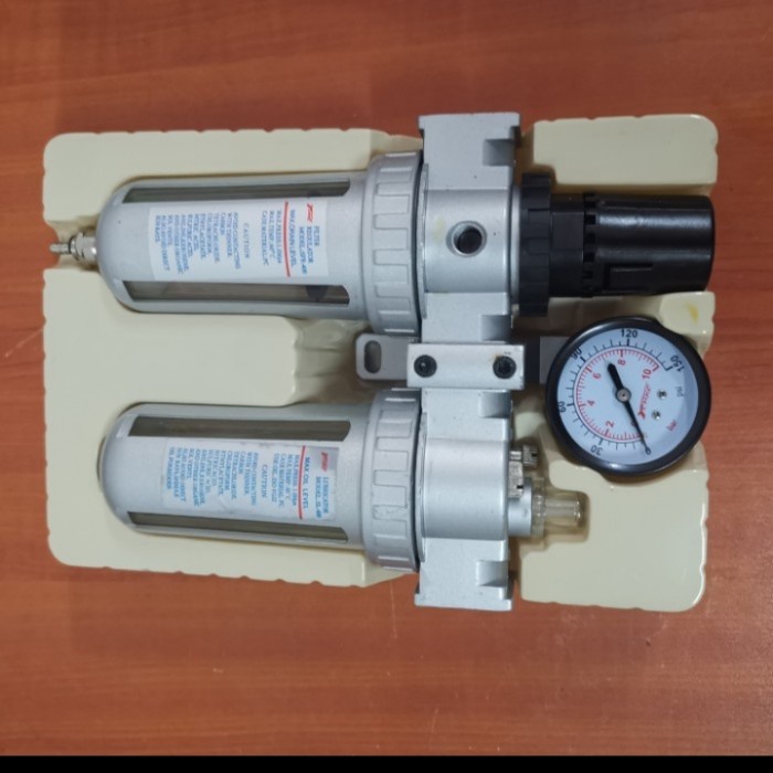Double Air Filter Regulator/Filter Udara kompresor SFR-400 merk AIRTAC