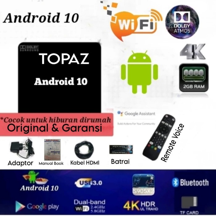 READY STOK Smart TV Box Android OS 10