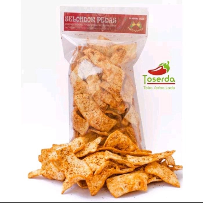 

OBRAL Kerupuk Selondok Pedas Hareudang - Makanan Ringan Enak dan Pedas - Snack, Food PI686