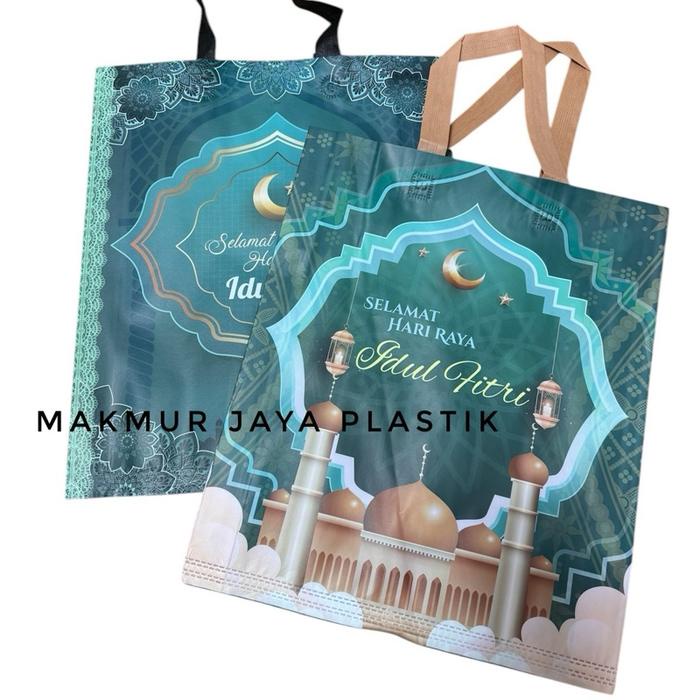 

party- Tas Bingkisan Parcel Lebaran Spunbond Laminasi 38 x 45 x 9 cm Kapasitas jumbo 9-10 kg, Isi