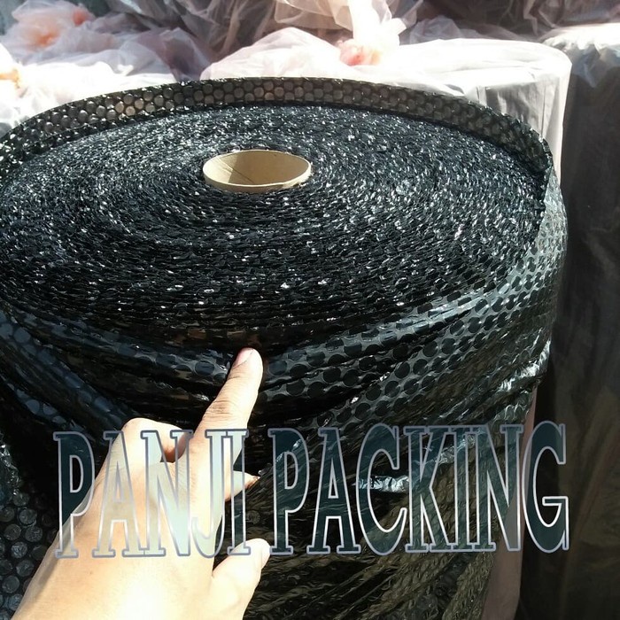

party- Bubble wrap hitam 50m x 1.25m 1 roll murah buble warp murah Bandung DL
