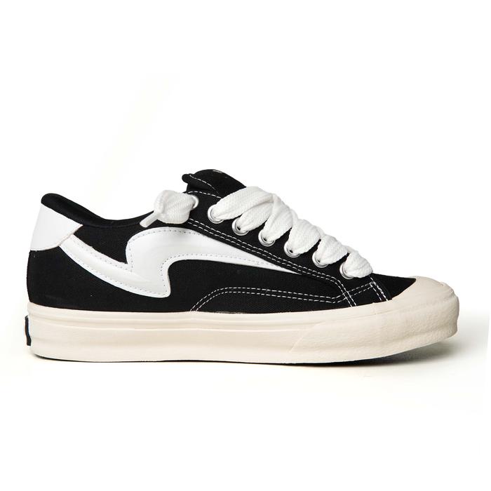 RAINGEL SEPATU LOKAL-BIGMAX - BLACK WHITE 100% ORIGINAL