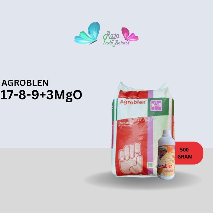 Terlaris 25kg Pupuk Agroblen 17-8-9+3MgO - Dekastar Agroblend 1789 17 8 9
