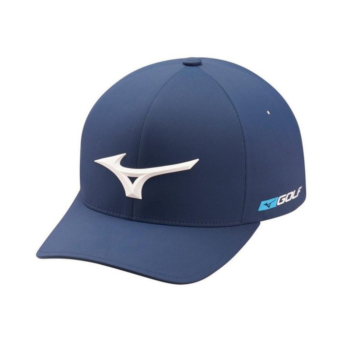 TERBARU TOPI GOLF MIZUNO TOUR DELTA FITTED NAVY ORIGINAL