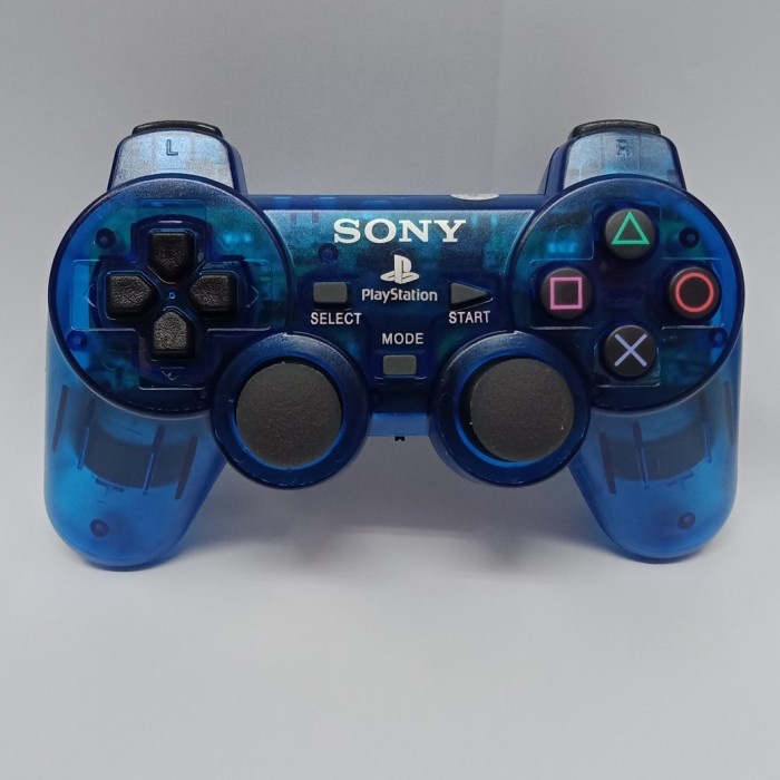 rds - STIK STICK PS2 WIRELESS ORI ORIGINAL PABRIK TRANSPARAN