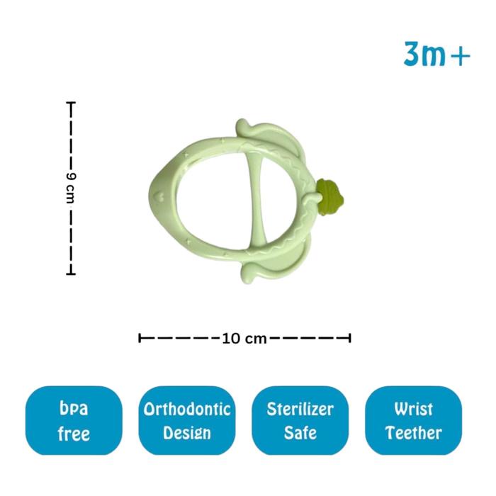 Sale Terbatas Teether Silikon Yoppo Baby / Gigitan Bayi Silikon Empeng Tangan Teether Aman