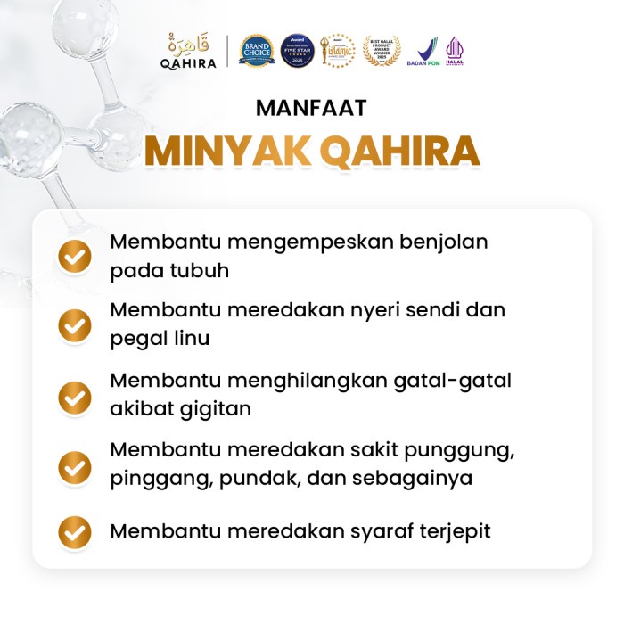 Terlaris- Qahira Variasi Minyak Oles + Teh Bajakah Asli Menyembuhkan Benjolan Na