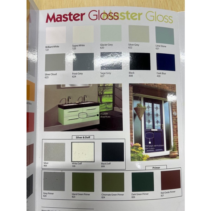 Seiv Master Gloss Cat Minyak Kayu Dan Besi 1Kg -Gratisongkir