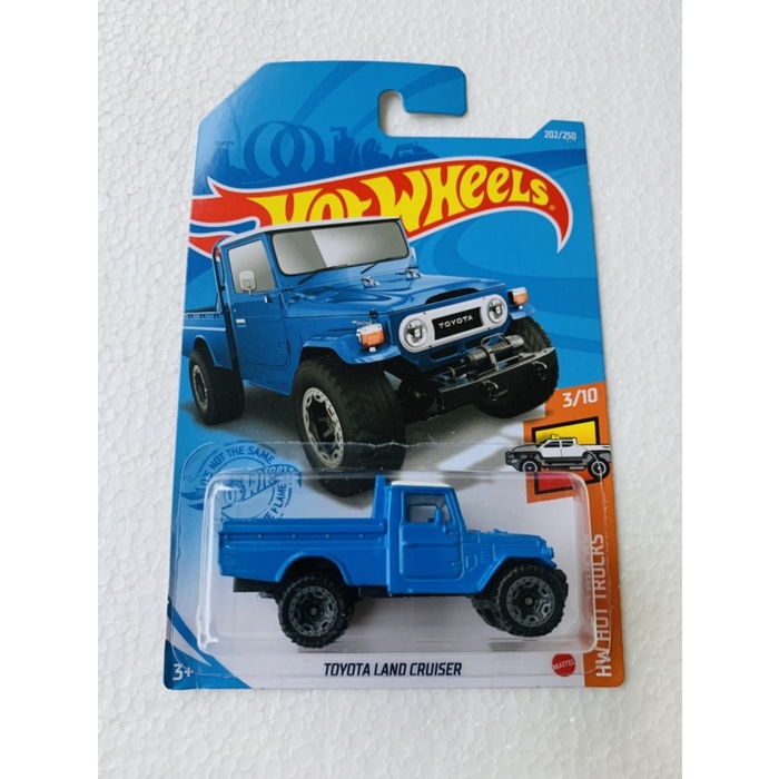 HOT WHEELS HOTWHEELS TOYOTA LAND CRUISER BIRU DIECAST PICKUP JEEP TRUK