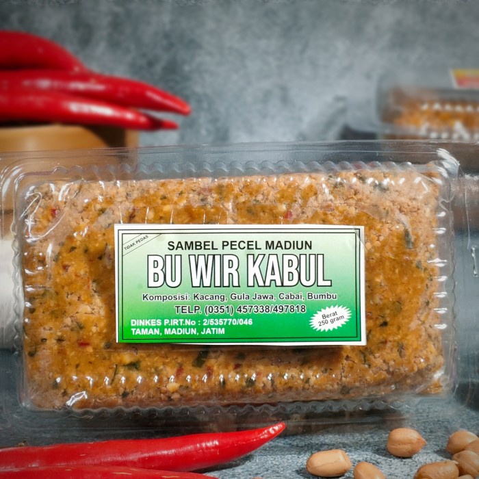 

EJ803 Sambel Pecel kacang Bumbu kacang instan Bu Wir Kabul Madiun ASLI PROMO