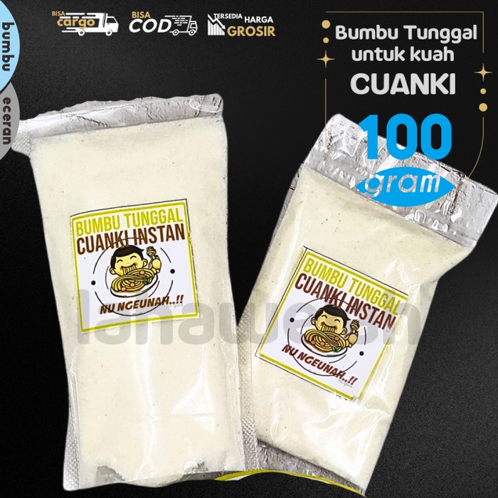 

ZY686 100gr BUMBU TUNGGAL CUANKI racikan untuk produksi cuanki instan TERBARU