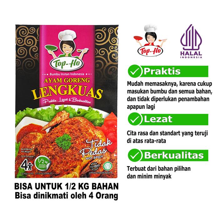 

ZW421 Aneka Bumbu Masak Top-Ho Kemasan Praktis (Ayam Goreng, Rawon, Soto, Opor, kare, Rica,