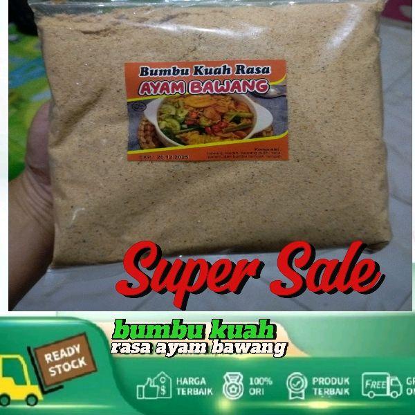 

SR593 Bumbu Kuah Rasa Ayam Bawang 1kg - Bumbu buat Seblak, Bumbu Boci, Bumbu Cuanki - Instan FREE