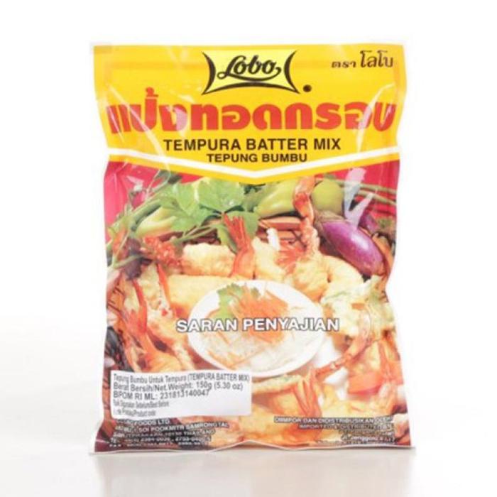 

VP960 Lobo Tempura Butter Mix Tepung Bumbu Tempura Masak Instan [150 g] NEW