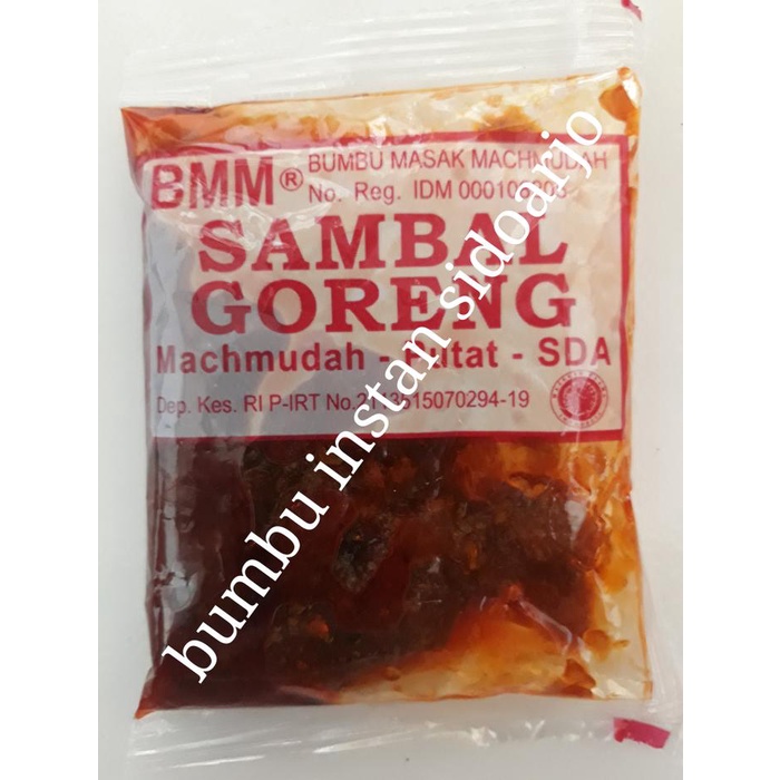 

KF532 bumbu instan sambal goreng/sambel goreng merk BMM bumbu masak machmuda DISKON