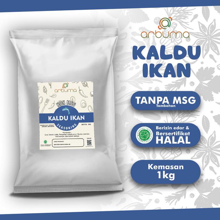 

ZC112 ARBUMA Seasoning Kaldu Ikan Non MSG 1Kg Halal Bumbu Masak Dapur Bubuk Instan Tabur Premium
