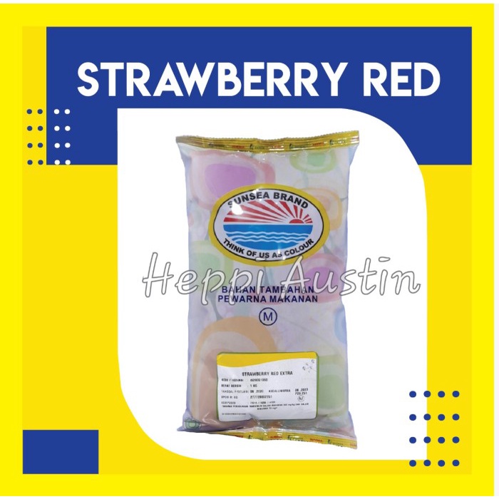 

Lezat- Pewarna Makanan Merah Strawberry Red Extra 1 KG