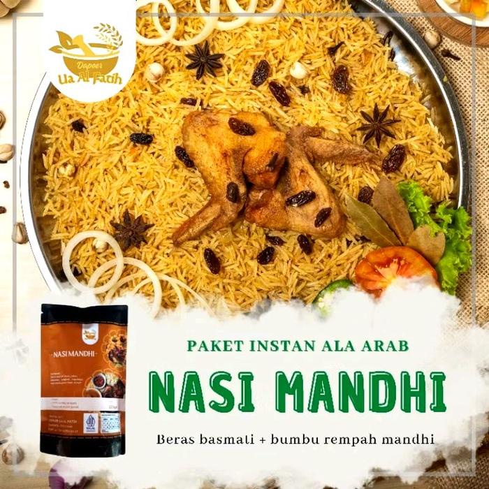 

FA951 Nasi Mandhi Berasmati + Bumbu instan Makanan Arab India TERMURAH