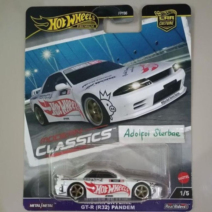 HOTWHEELS HOT WHEELS NISSAN SKYLINE GT-R GTR (BNR32) BNR 32 R32 R 32 PANDEM PREMIUM MODERN CLASSICS