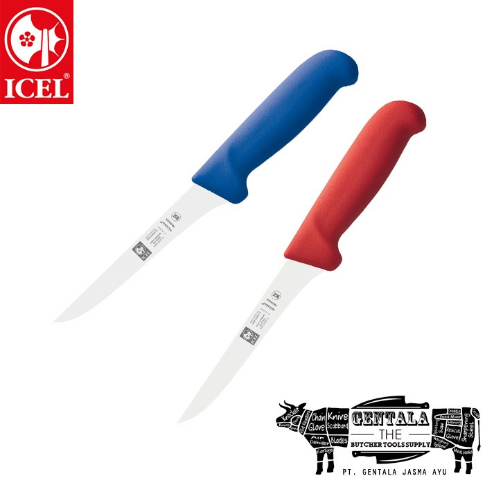 PREMIUM Pisau ICEL, Boning Knife 13cm Curved Edge, Pisau Pemisah Daging