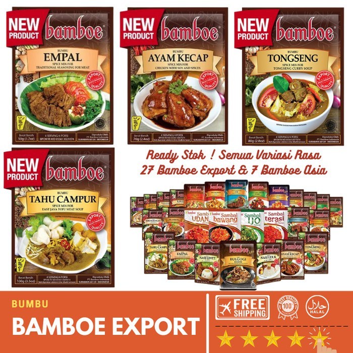 

RB372 Bumbu Instan Bamboe Export: Sajian Lezat dalam Sekejap! SALE