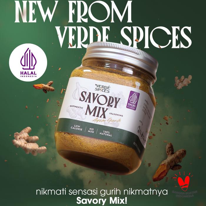 

CN363 Verde Spices Savory Mix Ayam Gurih / Bumbu Marinasi Serba Guna No MSG / Mix Dry Rub Bahan
