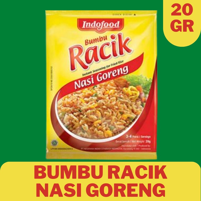 

UT907 Bumbu Racik Instan Nasi Goreng Enak Murah Grosir Eceran Halal Indofood CUCI GUDANG