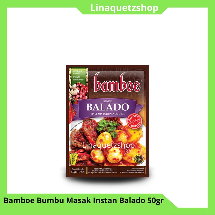 

KF525 Bamboe Bumbu Masak Instan Balado 50gr BIG SALE