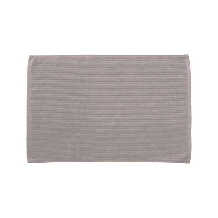 PREMIUM Informa 40X60 cm Keset Kamar Mandi Katun Tarve - Abu-Abu Sand Bathmat Kain Lap Kaki Toilet