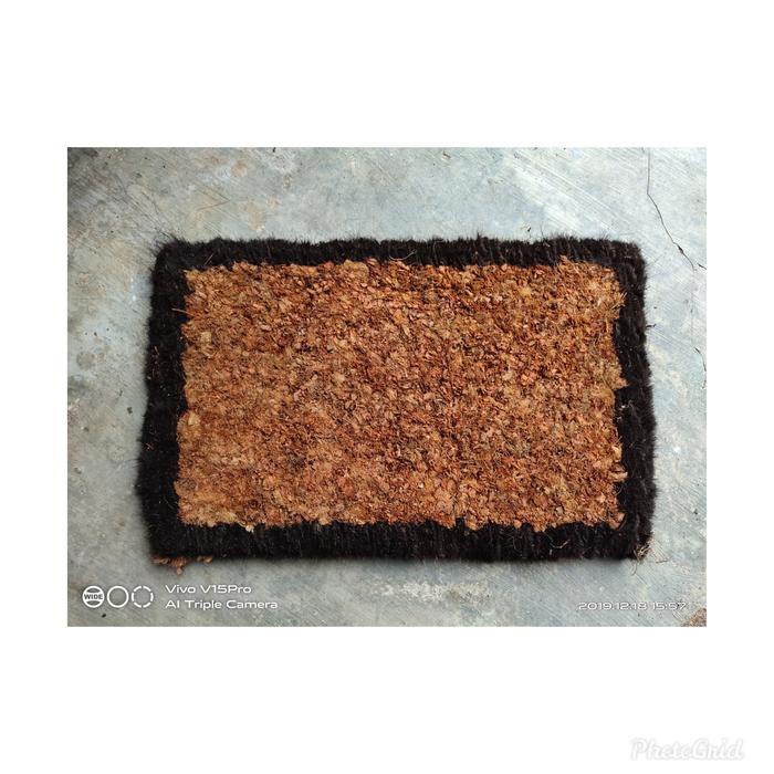 PREMIUM Keset ijuk kelapa ijuk hitam aren penghalau ular 50x40 tebal