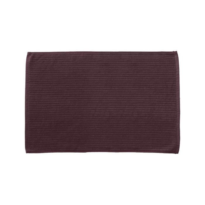PREMIUM Informa 40X60 cm Keset Kamar Mandi Katun Tarve - Cokelat Tua Bathmat Kain Lap Kaki Toilet