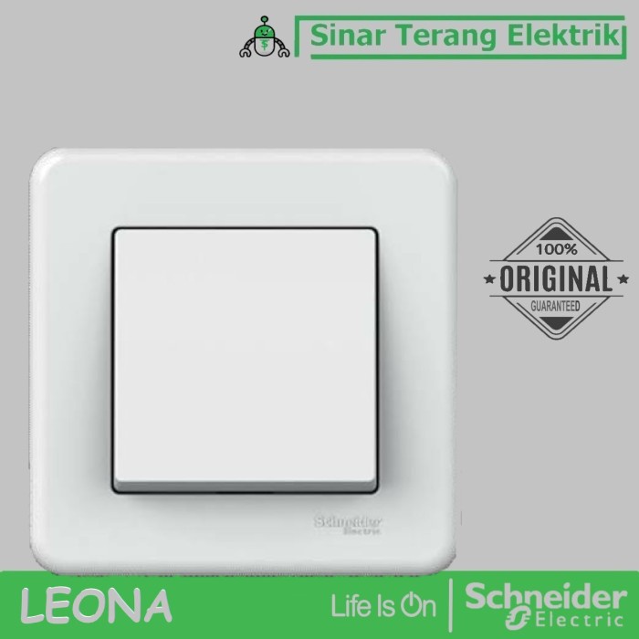 PREMIUM Schneider LEONA Saklar Intermediate/Perantara/Hotel 10A LNA0500321
