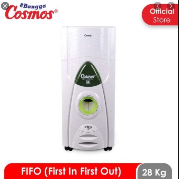PREMIUM Dispenser Beras Cosmos 28KG FIFO28