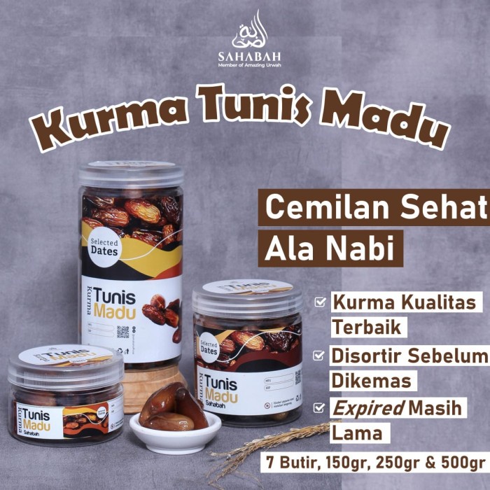 

Lezat- Kurma Tunis Madu Sahabah Premium - Kurma Tunisia Madu - Kurma Madu